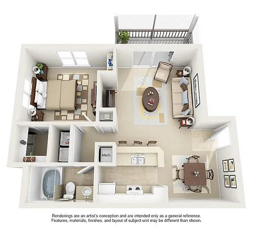 Floor plan Bishop