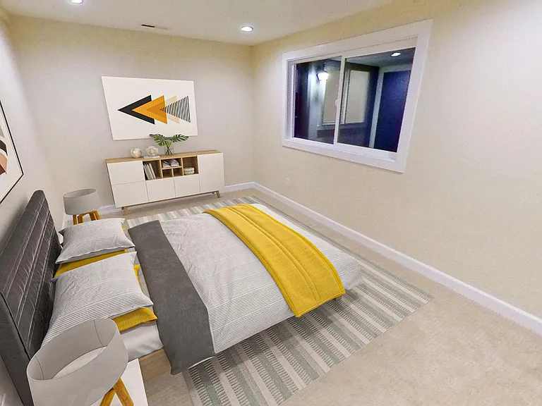 Bedroom 5. This image shows a virtually furnished space. Bedrooms come unfurnished.