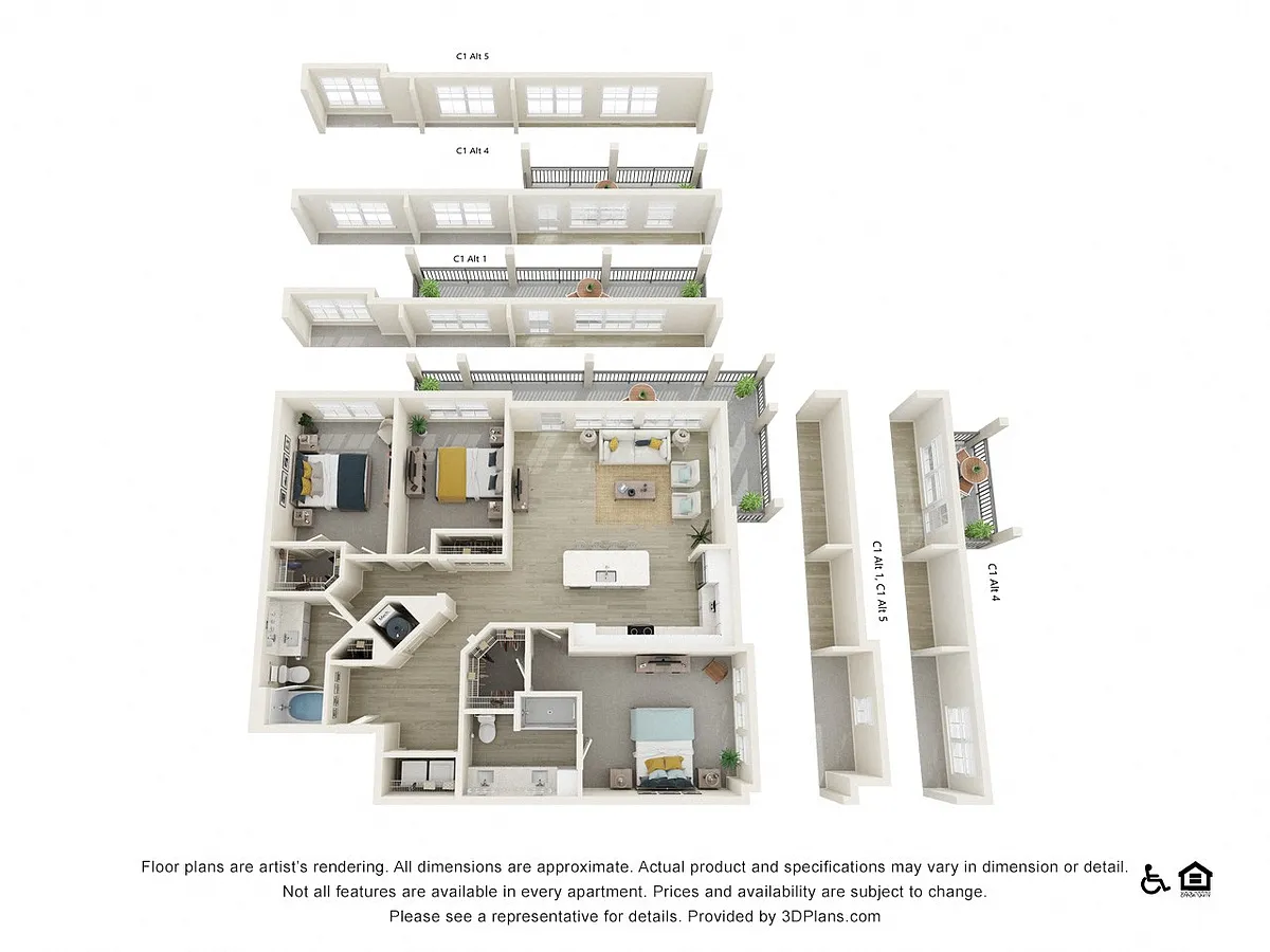 Floor plan C1-4