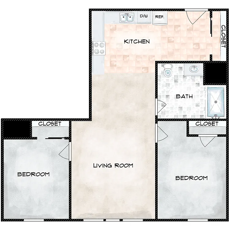 Floor plan B01