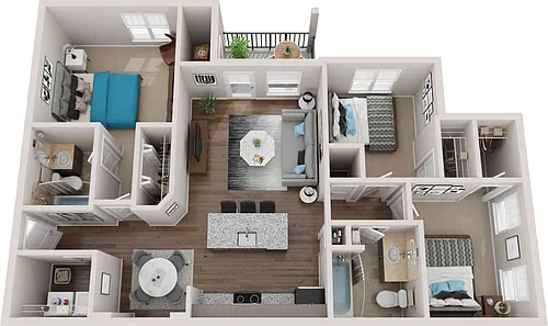 Floor plan The Caribbean