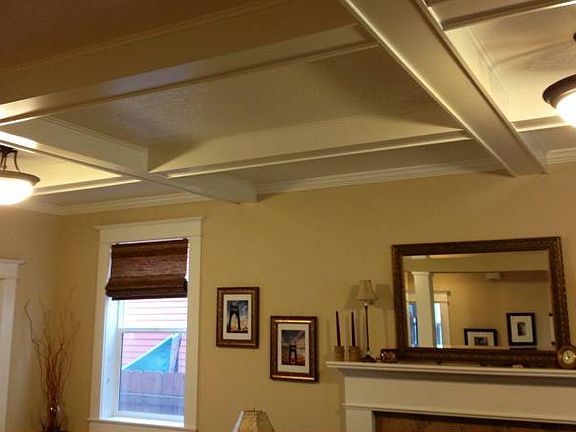 Box Ceiling in Livingroom