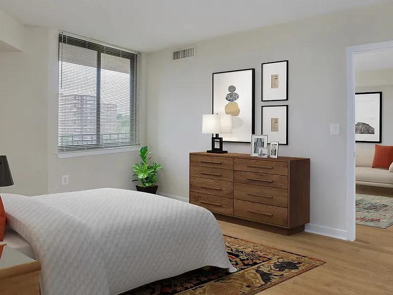 Bedroom with Hard Surface Flooring