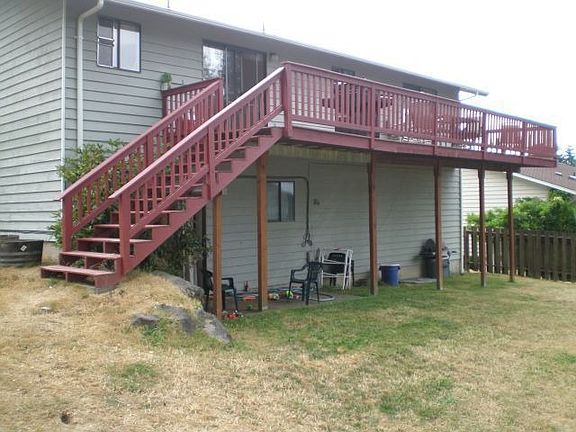 Back deck & patio