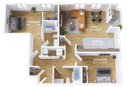Floor plan Hopper - C3