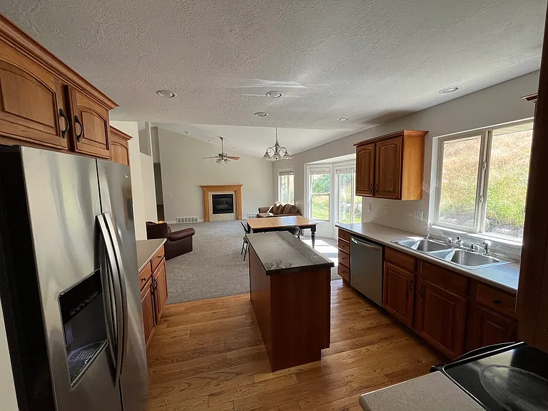 Kitchen with Family Room