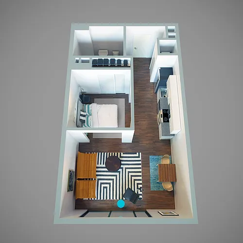 Floor plan Habitat Studio