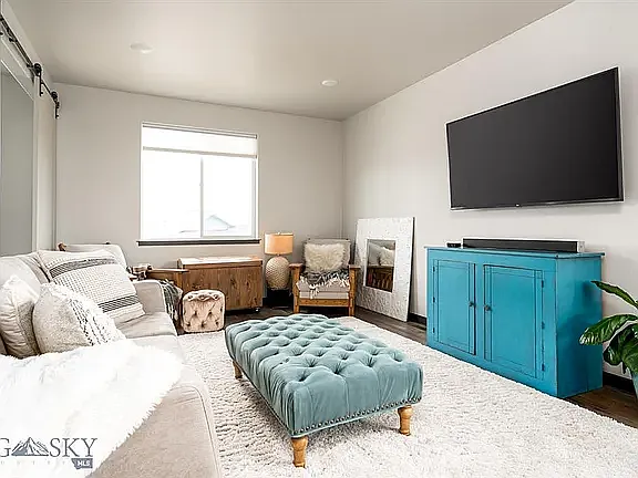 Open concept living room.