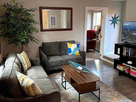 Cozy living room with Smart TV