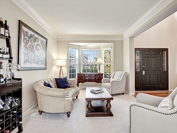 Living Room w/ Bay Window