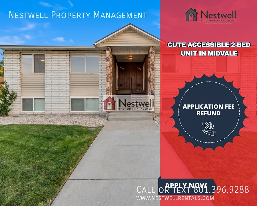 Cute Accessible 2-bed Unit in Midvale — Photo 1