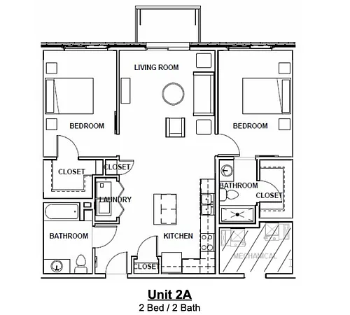 Floor plan 2A-M