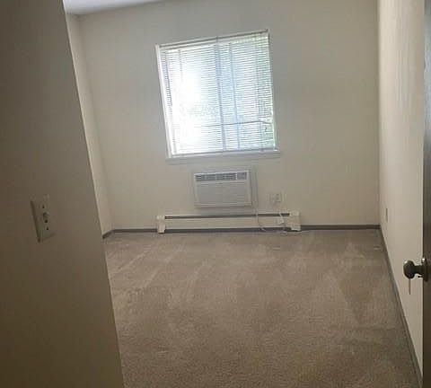 Spacious bedroom with ac and large closet