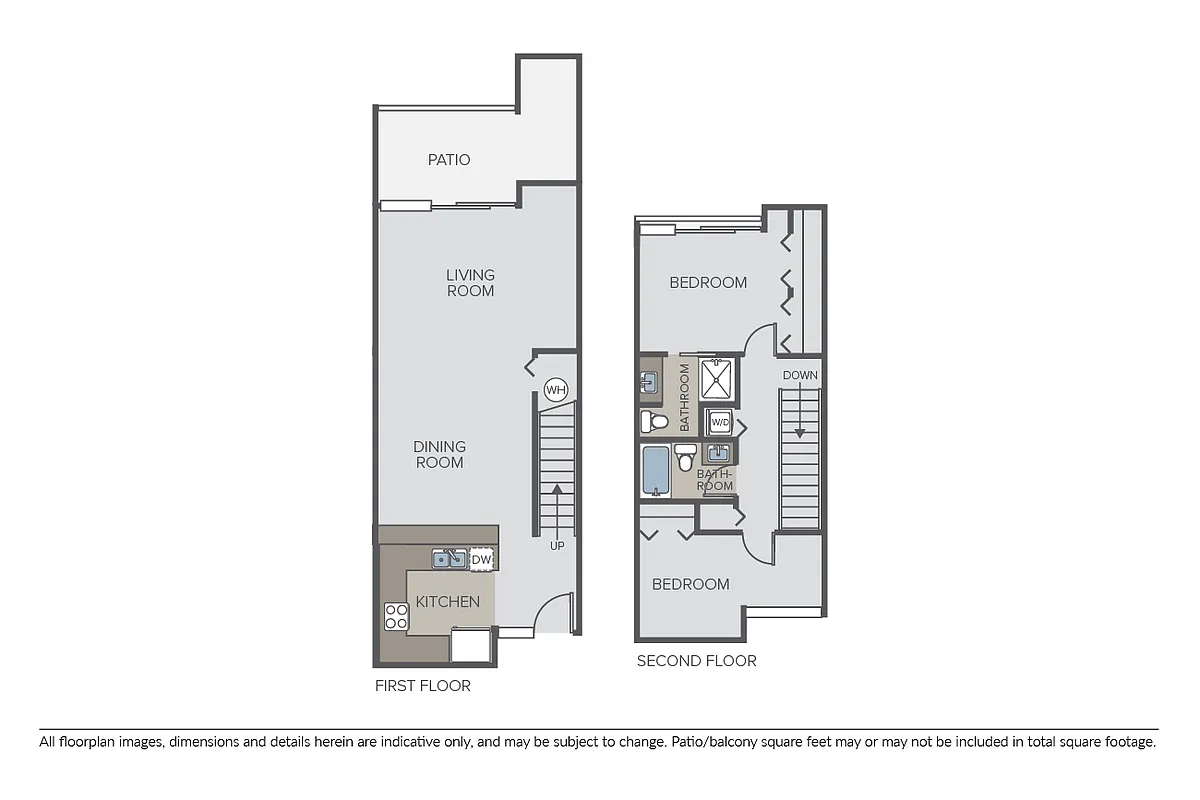 Floor plan Plan 2B Townhome