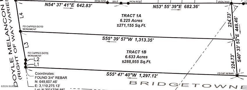 2nd image of Doyle Melancon Rd Lot 1B