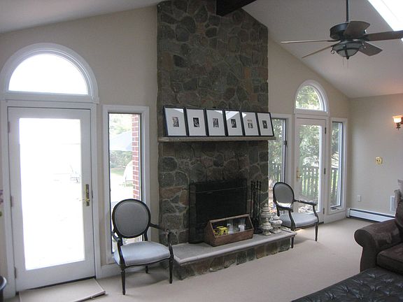 Stone Fireplace