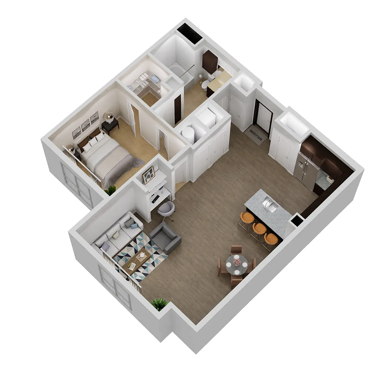 Floor plan A4B