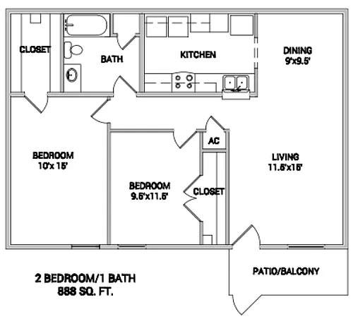 Floor plan 2-1