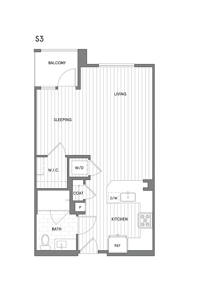 Floor plan Studio