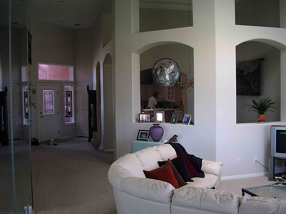 From living room to entry and dining room