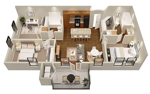 Floor plan C1