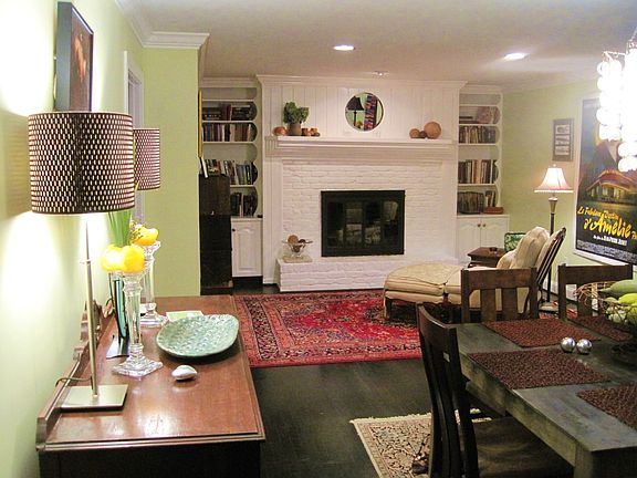 Den with Fireplace and Built-in Bookcases, Wet Bar with Granite, Icemaker