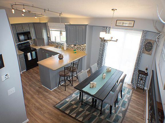 Kitchen and dining room