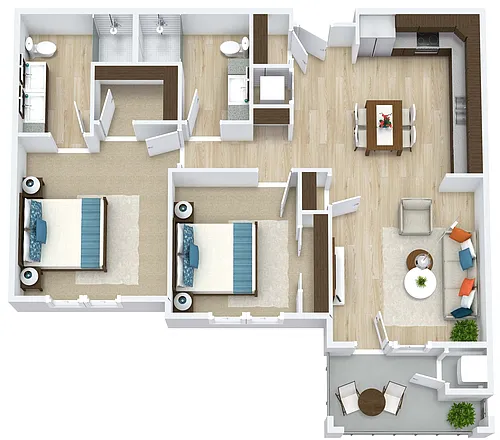 Floor plan B6 - Snowmass