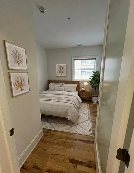 virtually staged bedroom