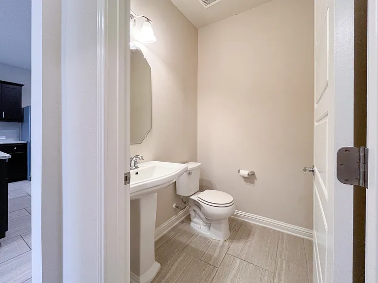 Half bath downstairs