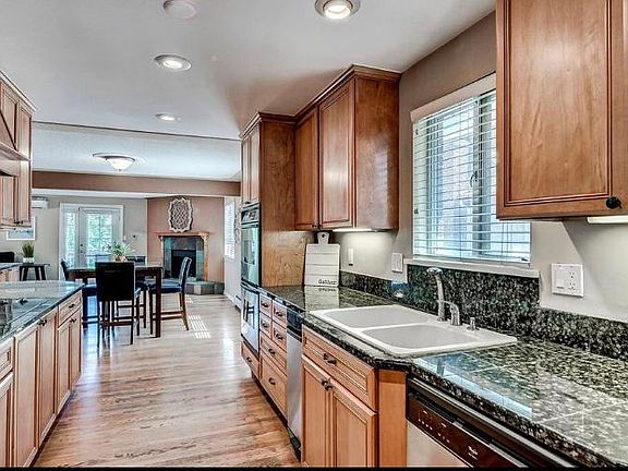 Large Kitchen with new dishwasher and double stove
