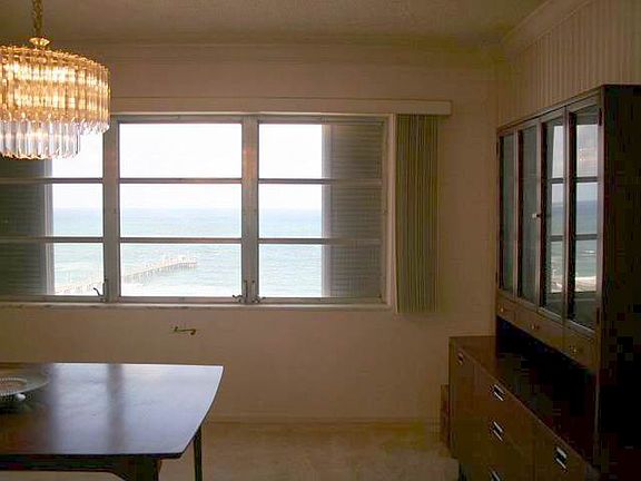 The dining room from the kitchen