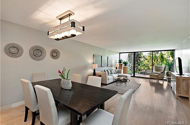 Dinning room and living room