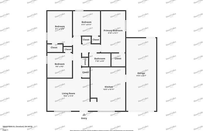 3 bed, 1.0 bath, 1073 sqft, $1,395 — Photo 2