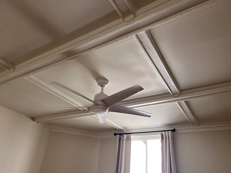 Original decorative bedroom ceilings from 1920.