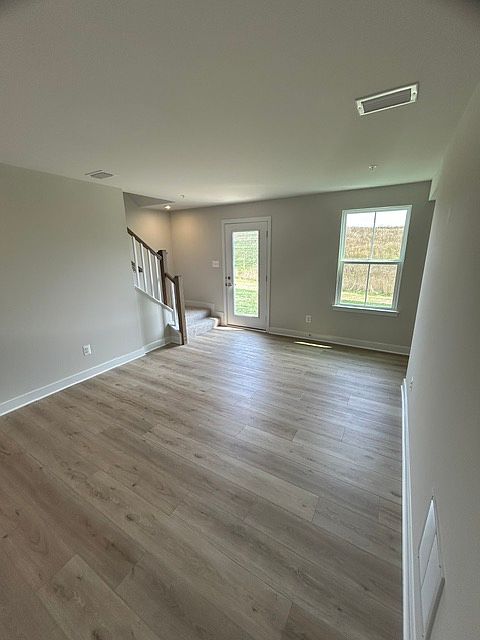 First floor rec room with walk out backyard patio
