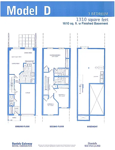 Floor plan Model D