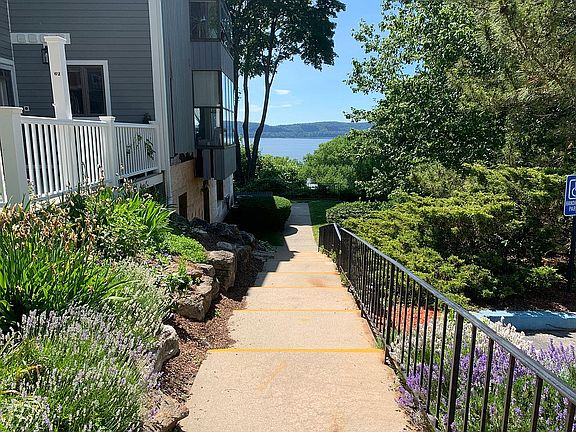 Steps leading to riverside 
