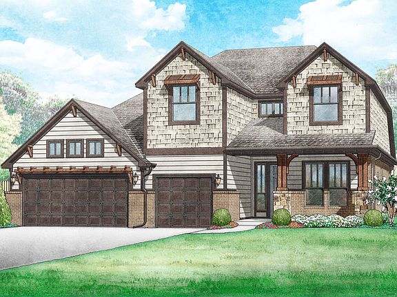 Nottingham Craftsman - Elevation B