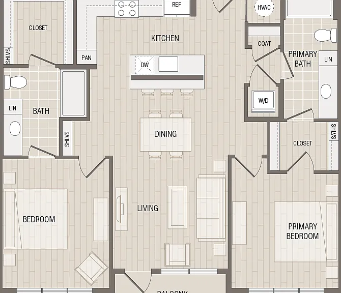 B1.1: 2bed 2bath B1.1: 2bed 2bath