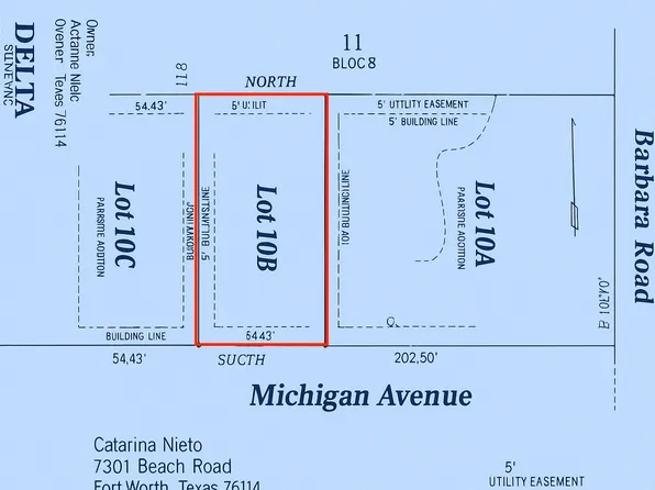 LOT-10B Michigan Ave, Fort Worth, TX 76114