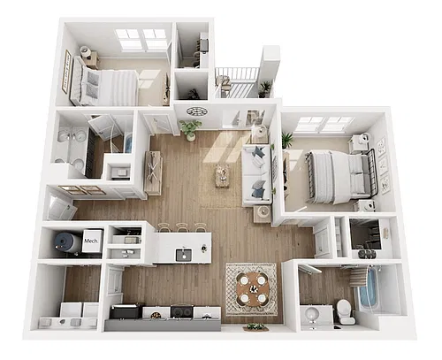 Floor plan The Riverwalk