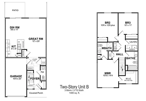 Floor plan 3 Bedroom