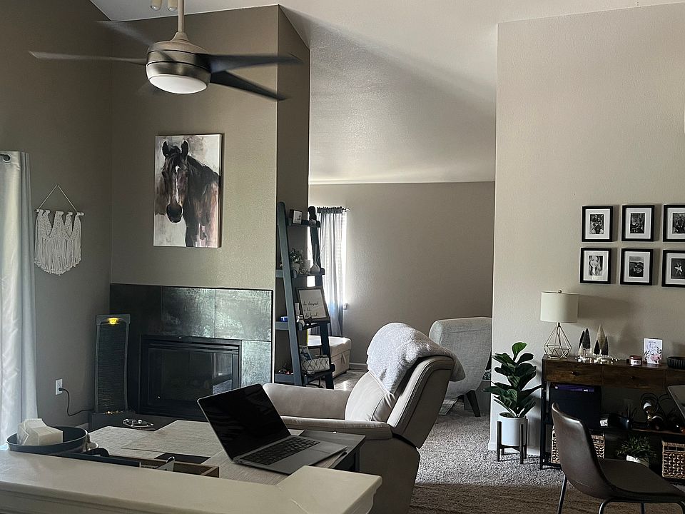 entry living room and dining room