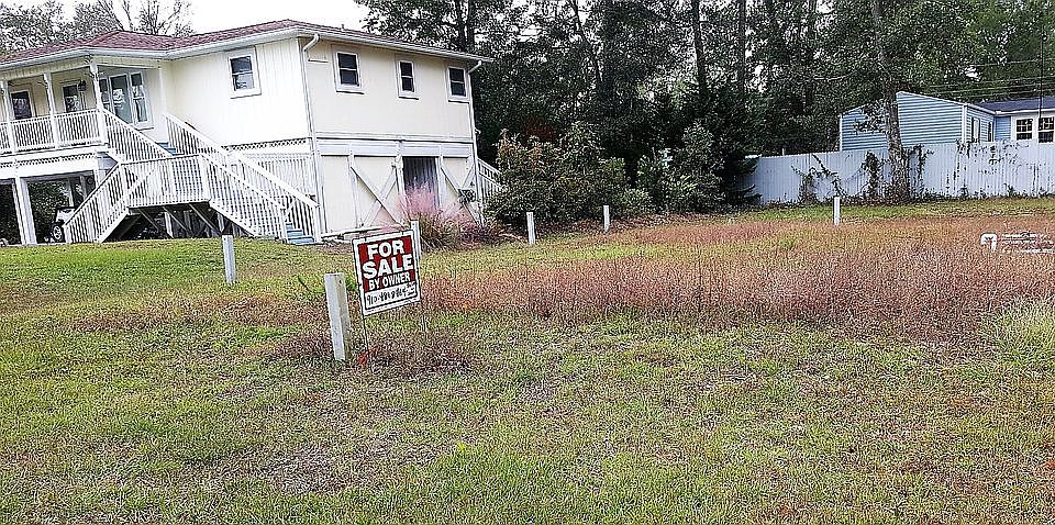 Posts are to protect septic 