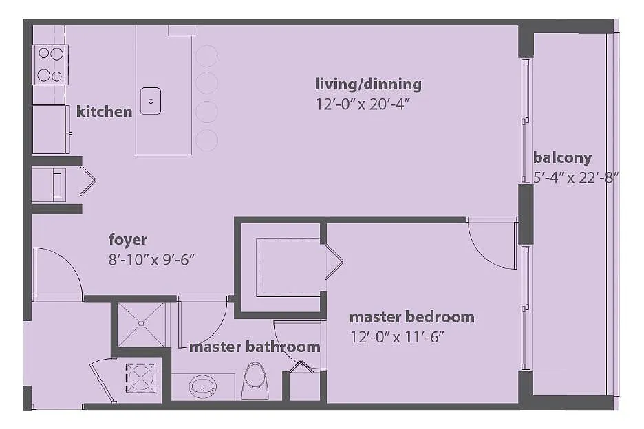 Floor plan 1-1