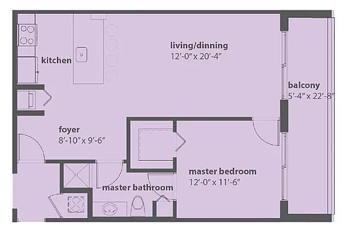 Floor plan 1-1
