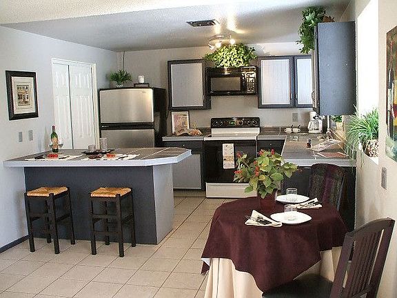 Urban look in this updated kitchen!