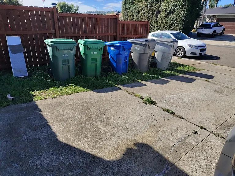 Front yard driveway