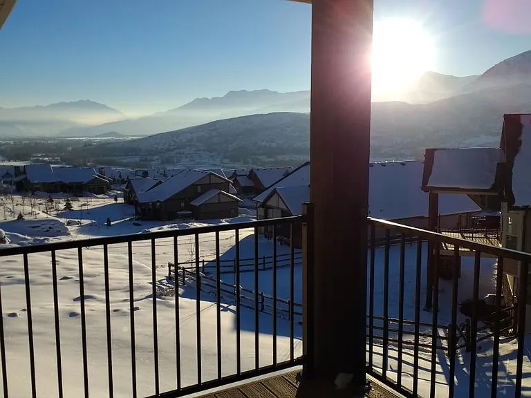 view from balcony
